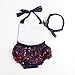 Baby Girls 2pcs Sets Cotton Ruffles Romper Outfits Clothes (L:24Months, Navy Cherry)