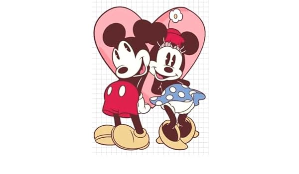 Mickey Mouse y Minnie Mouse imanes para nevera o el patio ...