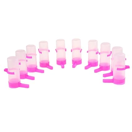 Amazon Com Sm Sunnimix 10 Pcs Bird Waterer Bird Feeders No Spill