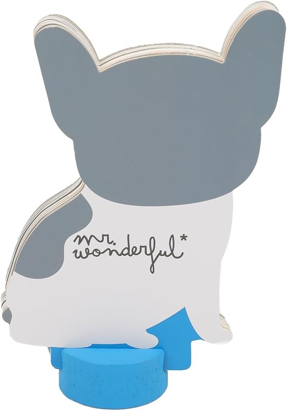 Mr Wonderful - Calendário de secretária 2026 com suporte - Bulldog