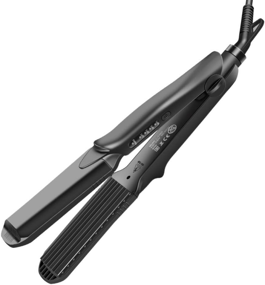 XFCAI Tourmaline Ceramic Fast Heating Hair Curler Flat Iron Plate Waver Curly Curling Crimper Corn Fluffy Pull PTC Straight Splint