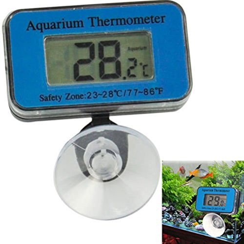 image for UEETEK Aquarium Thermometer，Submersible LCD Display Digital Waterpro