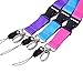 Wisdompro Office Lanyard, 3 Pack 23 inch Quick Release Neck Strap Lanyard with Detachable Buckle, String Loop for Keys, ID Badges, Card Holder, USB Flash Drives, Phones - Purple, Hot Pink, Light Blue