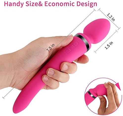 Wand Massager, USB Rechargeable Waterproof For Personal Therapy Body Massager,10X Powerful Multi-Speed with Relaxing to Muscle Aches and Sports Recovery