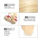 613 Bundle Straight Bundles with Closure 100% Unprocessed Brazilian Virgin Straight Hair Honey Blonde1 Bundle (14inch)