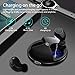 Kissral Wireless Earbuds, Bluetooth 5.0 True Wireless Headphones, Hands Free Sweatproof Earbuds 15H Playing Time Built-in HD Dual Microphone – Black