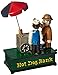 Design Toscano Hot Dog Collectors' Die Cast Iron Mechanical Coin Bank