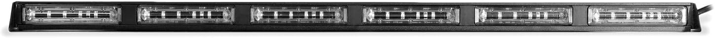 Vulture 6 Linear Emergency LED Dash Light/Deck Light (Amber/White)