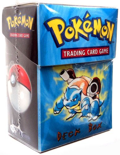 Pokemon Cards - Empty DECK BOX ( Blue )
