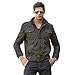 H.T.Niao Jacket8331C1 Men 's Military Fashion Cold Jackets(Army Green,Size XXXL)
