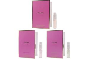 TRADEBERRY Set 3 Cologne Luxury Travel Size for Women Sample Spray Vial 0.05oz/ 1.5ml each. Chance EDP/Chance Eau Fraiche EDP/Chance Eau Tendre EDP
