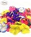 Sc0nni 72 Pack Hibiscus Flowers for Tabletop Decoration Party Favor Party Decoration Confetti Party Favors