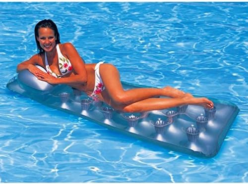 18 Pocket Suntanner Lounge 74"x28" Fun Inflatable Pool Sun Tanning Floater