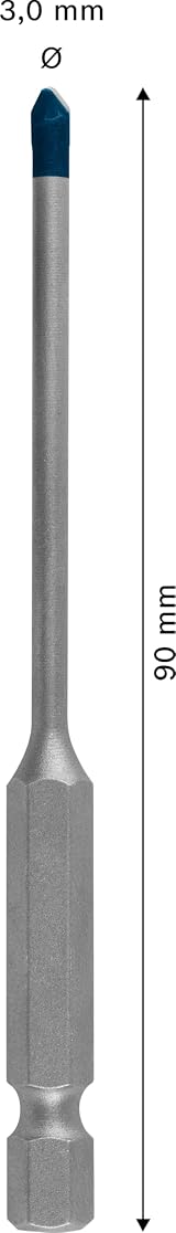 Bosch EXPERT HEX-9 HardCeramic Drill Bit 3.0 mm Hex Shank view 3