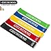 Resistance Loop Bands - Best 5 Premium Exercise Bands - Great for Workout & Physical Therapy, Pilates, Yoga, Rehab, Improve Mobility and Strength - Suitable for Women and Men - 100% Natural Latex!