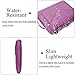 BRINCH 15.6 Inch Laptop Sleeve Case Protective Bag, Water Resistant Envelope Style Laptop Carrying Case with Handle for Women Compatible 13-15 Inch MacBook Pro/Notebook/Chromebook/Ultrabook, Purple
