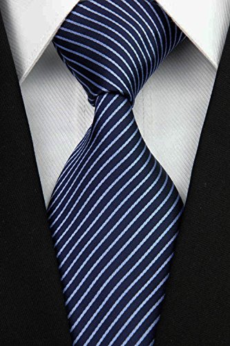 Wehug Lot 6 PCS Men's Solid Tie Silk Tie Woven Necktie Jacquard Neck Ties Classic Ties For Men style027