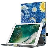 MoKo Case Fit iPad 9.7 5th/6th Generation - Slim-Fit Multi-Angle Folio Cover Case with Auto Wake/Sleep Compatible with Apple iPad 9.7 Inch 2018/2017, Starry Night