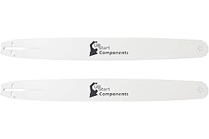 2-Pack 24-Inch Chainsaw Guide Bar Replacement for Echo CS-590 - (24", 3/8".050", 81 Drive Links)