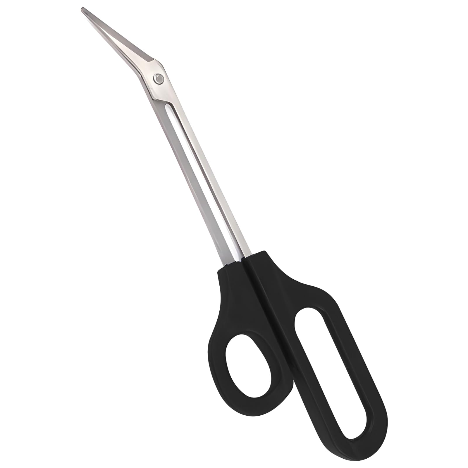 Photo 1 of 8.3 Inch Long Handle Toenail Scissors for Thick Nails & Easy Reach Long Handled Toe Nail Clippers for Seniors Women Men (Black)