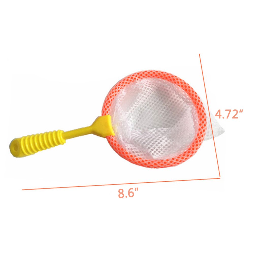 Durable Kids Bug Catcher Nets, 6PCS Insect Collecting Net Bath Toy Adventure Tool Early Learning Tool for Specimen Observation