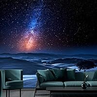 Wall Mural The Beautiful Space World Removable Self-Adhesive Wallpaper Wall Decoration for Bedroom Living Room - 66x96 inches