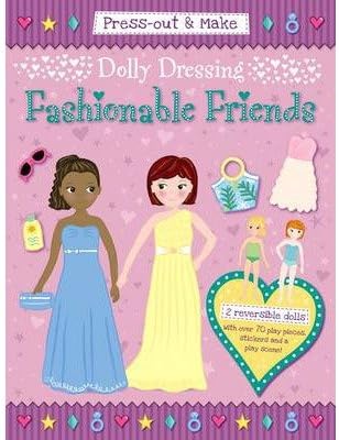 By Duck Egg Blue Press-Out & Make Dolly Dressing -- Fashionable Friends (Dover Paper Dolls) (Act Csm) [Paperback]