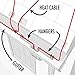 Radiant Solutions Company Downspout Hanger for Securing Ice Dam Heat Tape and Cable to Gutters
