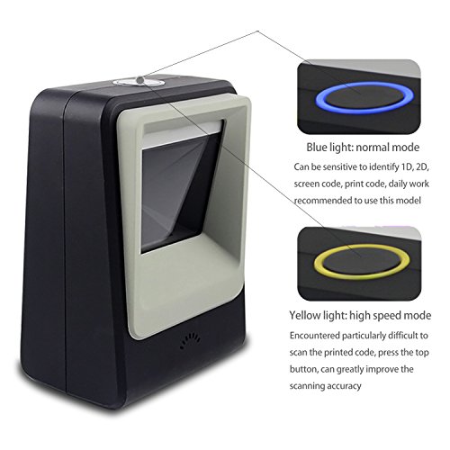 2D QR Barcode Scanner,Symcode Omnidirectional HandsFree USB Automatic