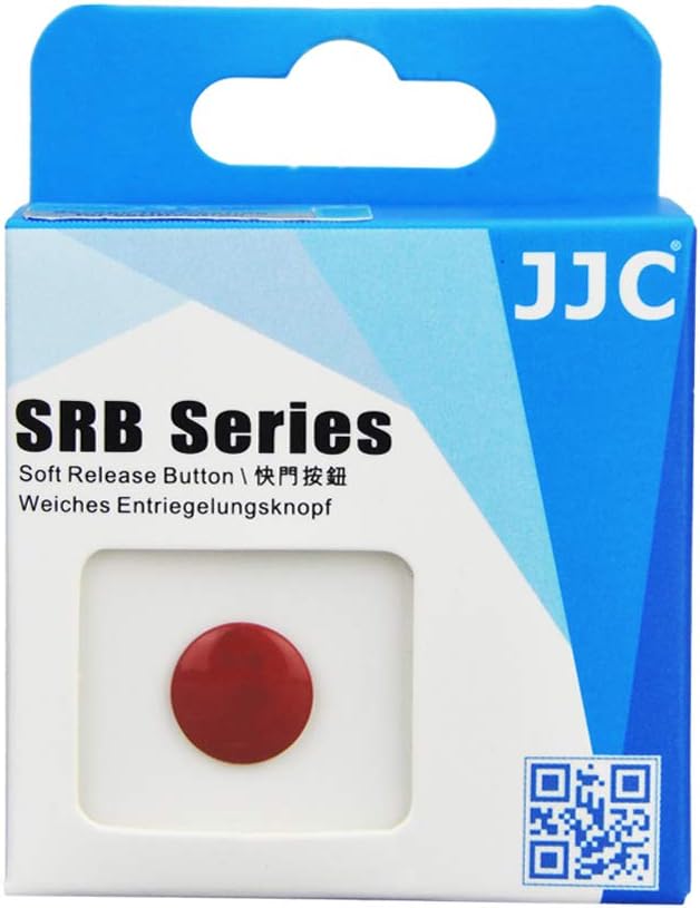 JJC Brass Soft Release Button Convex Surface Dark Red Compatible with Leica Q3, Q3 43