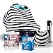 Stretchy Baby Car Seat Canopy Cover 3-in-1 Set | Unisex Design for Boys and Girls | Excellent Nursing Cover, Durable, Lightweight Fabric | for Moms and Families - Lifetime Guarantee