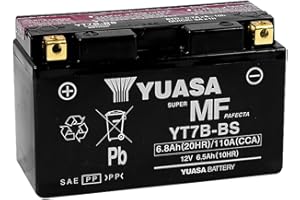 Yuasa YUAM62T7B YT7B-BS Maintenance Free AGM Battery with Acid pack