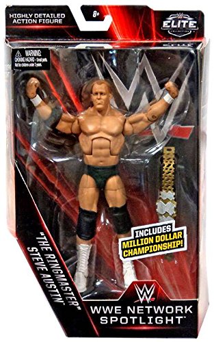 WWE Elite Collection Ringmaster Steve Austin | Action Figure 15 Cm, Spotlight WWE Network, Mattel, Edizione Collezionabile