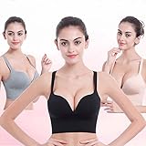 Moore Sports Bra for Women Sporty Shockproof Running Wireless Push Up Breathable Adjustable Straps Yoga Vest Bra