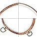 Tatuo 4 Pieces Embroidery Hoop Cross Stitch Hoops Imitated Wood Embroidery Circle for Art Craft Handy Sewing and Hanging