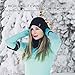 Fostoy Men's Winter Hat, Winter Knit Warm Beanie Hat, Soft Comfortable Hat Scarf Set for Men and Women with Fleece Lining (Black)