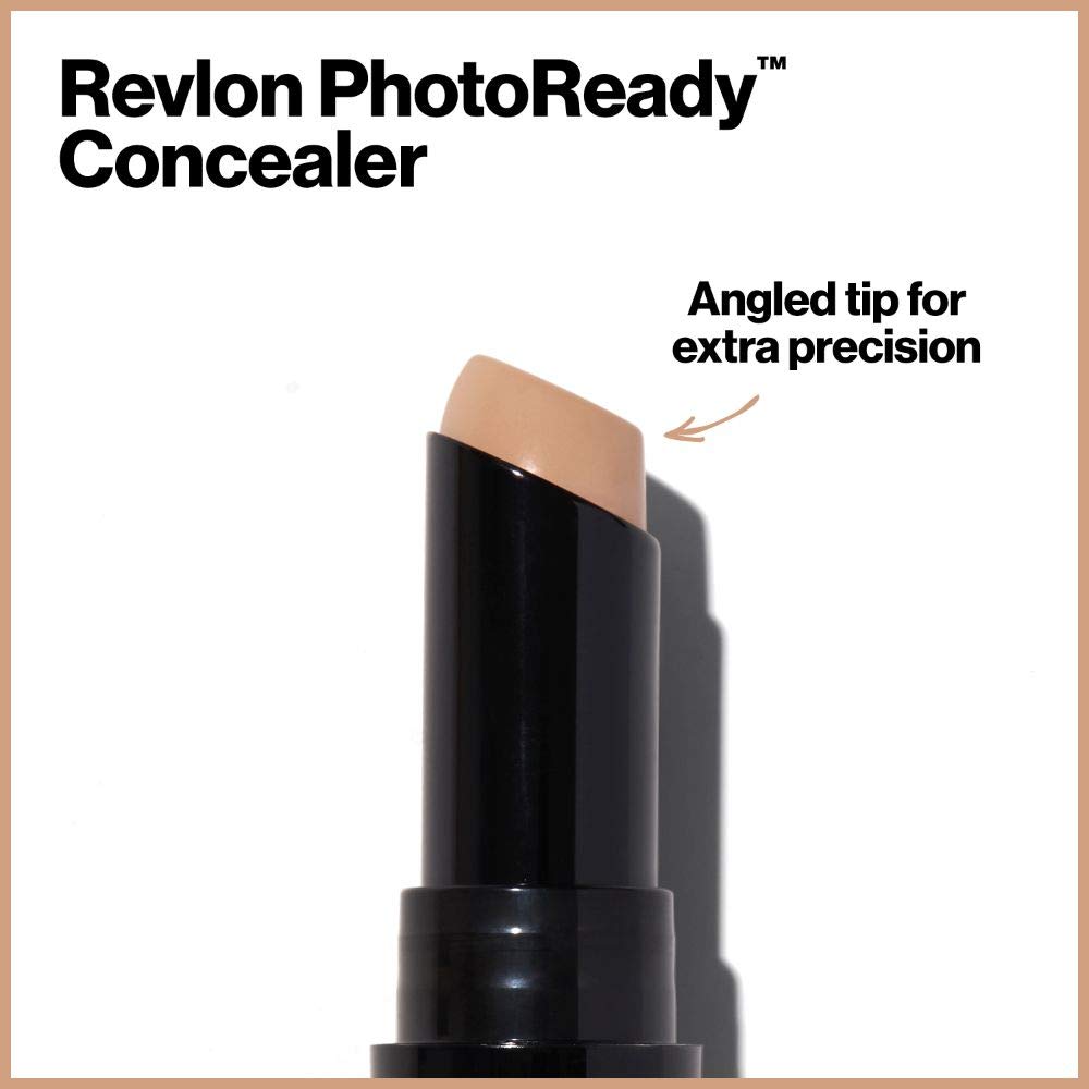 Revlon PhotoReady Concealer Stick, Creamy Medium Coverage Color Correcting Face Makeup, Light Medium (003), 0.16 oz : Concealers Makeup : Beauty
