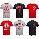 Manchester United Football Club Official Soccer Gift Mens Graphic T-Shirt