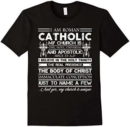 Men's Catholic Tee Shirts - Catholic Cloth XL Black
