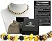 Amber Teething Necklace For Babies - (Multicolored)(Unisex) By Cutie Academy - Certified - Natural Drool Reducing and Gentle Pain Relieving Properties