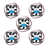 WINSINN 50mm Fan 24V Brushless 5010 50x10mm for 3D Printer RAMPS Driver/PC Graphics Card Motherboard - High Speed (Pack of 5Pcs)