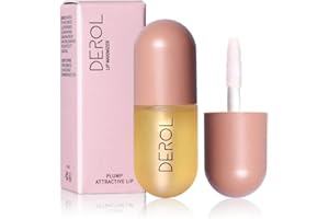 PICKX Lip Plumper Lip Plumping Booster Lip Mask Natural Lip Plumper lip plumping lip gloss Beautiful Fuller Ultra-Hydrating Nourishing Lip Plumping Booster Plump Smooth (transparent, B)