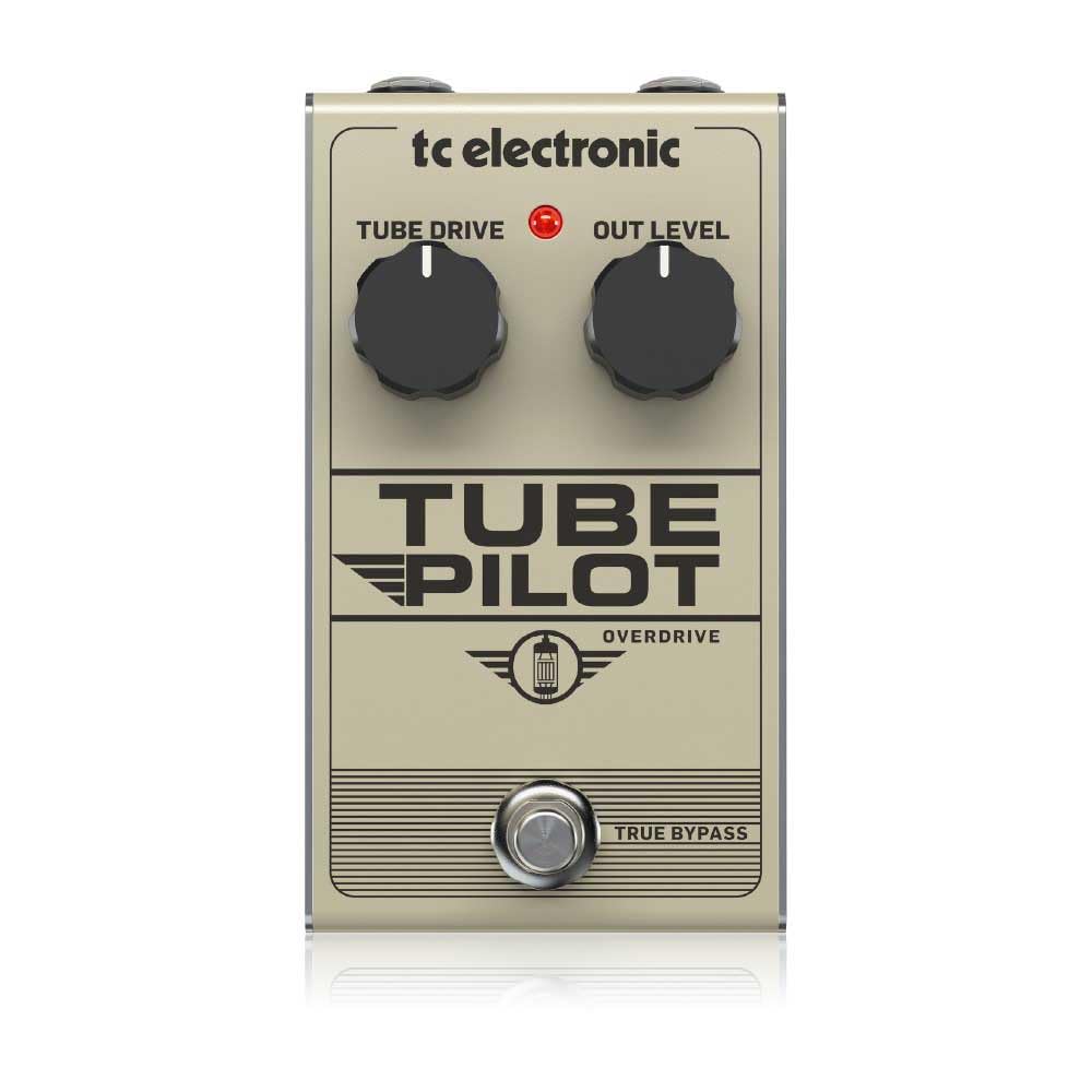 TC Electronic TUBE PILOT OVERDRIVE 12AX7-Equipped Real Tube Overdrive Pedal with Warm and Expressive Sound