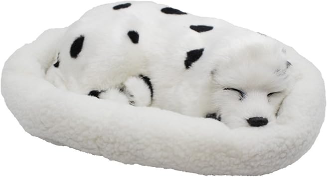 perrito de peluche que respira