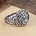 Lion King Mens 361L Stainless Steel Biker Rocker Gothic Vintage Black Ring Size 7-13