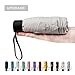 NOOFORMER Mini Travel Sun&rain Umbrella - Light Compact Parasol with 95% UV Protection for Men Women Multiple Colors