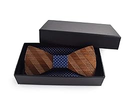 Bowtie Handmade Customized Wood Bow Tie Set