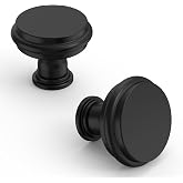 Asidrama 10 Pack Matte Black Kitchen Cabinet Knobs Cabinet Hardware Zinc Knobs for Dresser Drawers