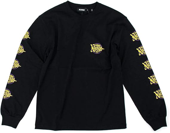 Amazon Xlarge エクストララージ メンズ スクリプト ロングスリーブtシャツ Lサイズ 10 Black Tシャツ カットソー 通販
