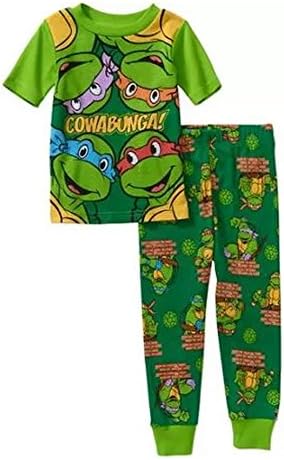 Teenage Mutant Ninja Turtles Little Boys Cotton Pajama Set (3T)